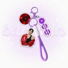 1pc JIMIN, J-HOPE, RM, JIN Microphone Pendant Decoration, With Personal Signature Color Pendant, Suitable For Clothing, Bags, Car Keys, Creative Cute Party Decoration, Ideal For Christmas, Valentine's Day, Birthday Gift - Multicolor - View 3