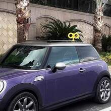3D Car Wind Up Key Cute Clockwork Wind Up Key For Back Of Car Roof Decoration Yellow - Yellow - View 4