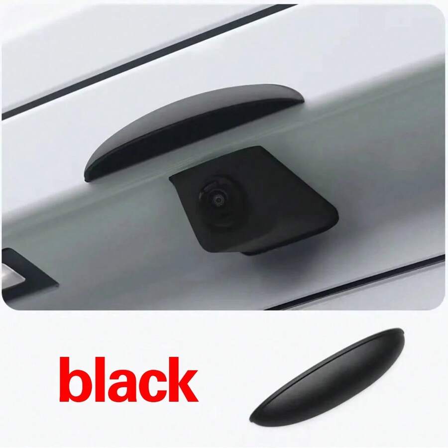 Nueva cámara de marcha atrás de coche, cubierta de silicona para sombra de lluvia, cubierta de protección la lluvia para cámara trasera de coche, accesorios para coche, protector de cámara de visión trasera ADLR - A - Ver 1