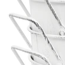 8Pcs White Metal Flower Buckets, Flower Display Buckets, Wedding Flower Display Buckets, Galvanized Metal Vases, 10 Inches Flower Vase With Handles, French Flower Bucket, Rustic Farmhouse Vases For Home Decor Wedding Table Centerpiece - A - 查看 10