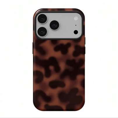 For IPhone 13.Leopard Print Phone Case For IPhone 17Pro Max 16 15 14 13 12 Double Layered Protective Cover With Compatibility Stylish Secure Fit