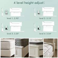 TAIMASI 6PCS Bed Sheet Holders, No Pin Sheet Grippers Clips For Fitted Sheets, Anti Slip Sheet Fasteners To Keep Bedding Secure, Universal Bed Sheet Clips For Home Bedroom - White - View 9
