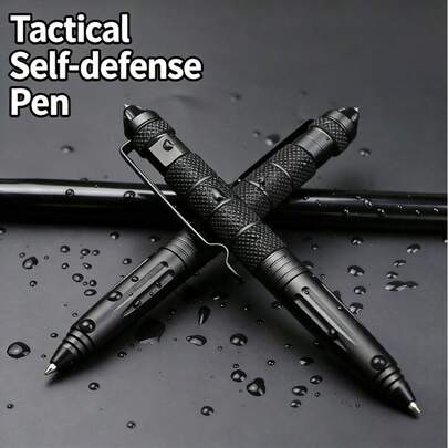 1pc/2pcs/4pcs B2 Tactical Pen, Tungsten Steel Window Breaker Self Defense Tool, Portable Outdoor Survival EDC Pocket Signature Pen For Camping Hiking Security