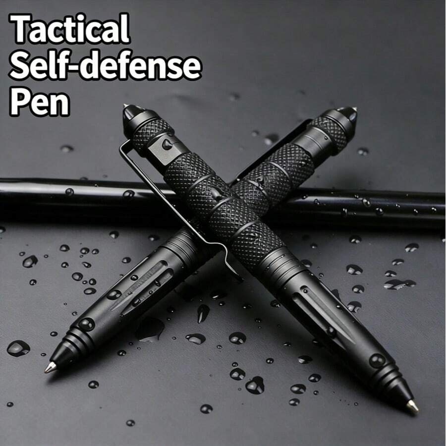 1pc/2pcs/4pcs B2 Tactical Pen, Tungsten Steel Window Breaker Self Defense Tool, Portable Outdoor Survival EDC Pocket Signature Pen For Camping Hiking Security - Multicolor - View 1