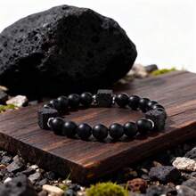 一套9条神奇水晶手链，象征着和平、财富、繁荣、友谊、好运、爱情和守护。水晶珠带来乐观积极、自信和力量，弹性手链，适合作为送给男友/女友的礼物。 - 多色 - 查看 7