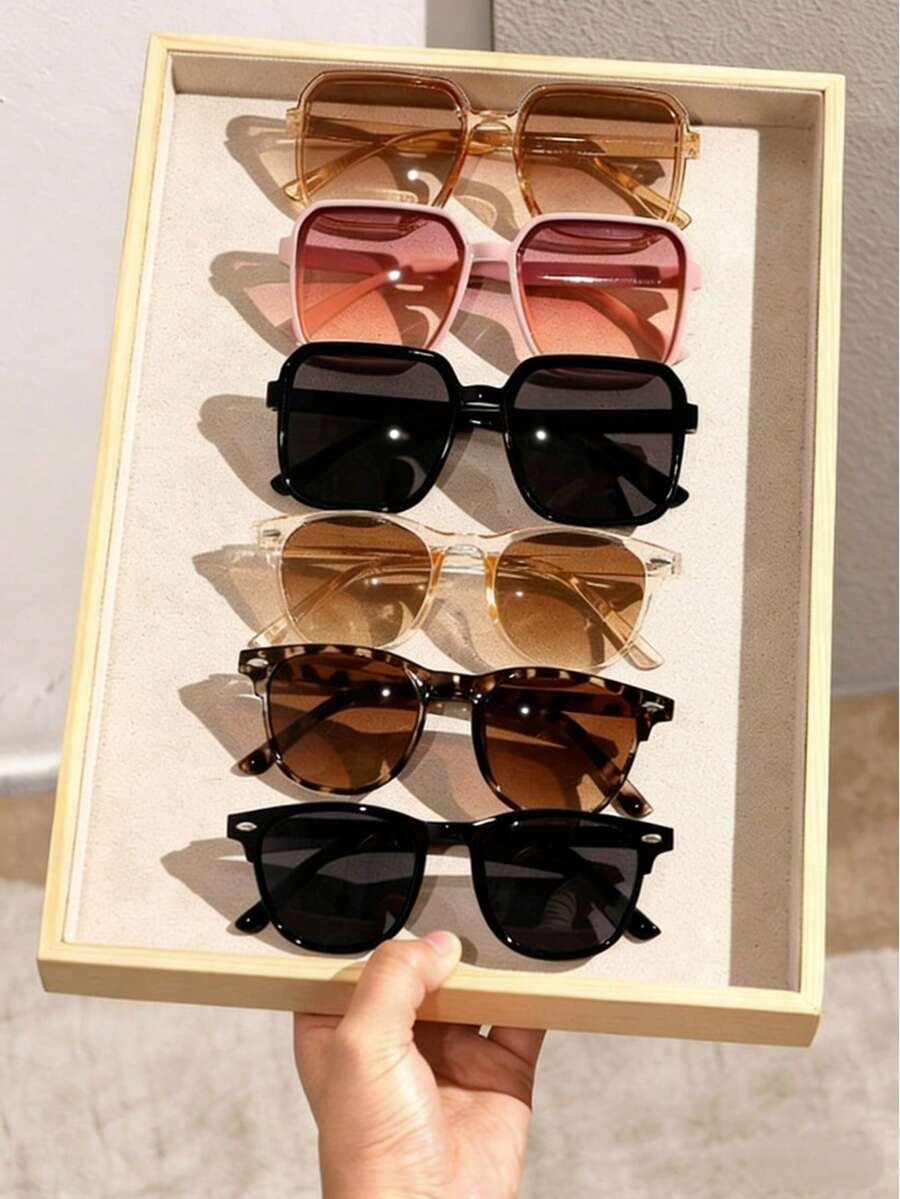 Fashionable Versatile Vacation Casual Multi-Color Glasses - Multicolor - View 1