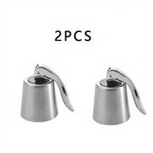 Bộ 2/4 nút đậy chai rượu bằng silicon tái sử dụng - Phụ kiện bảo quản đồ uống lý tưởng, quà tặng Giáng sinh. - Nhiều màu - Xem 8