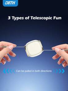 OIITH 240W(MAX) USB-C 快充线，磁吸式伸缩 USB-C 充电线，磁吸设计可自由伸缩双 C 型线缆，可伸缩 Lightning 充电线，多功能 USB-C 数据线，兼容 17/16/15/13 Pro Max Pro，兼容三星手机、平板电脑，支持 PD 快充。 - 彩色 - 查看 3