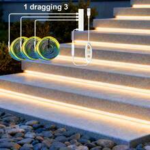 1/3/6 tiras de luz LED COB, 252 perlas LED/M, tiras flexibles con adhesivo doble cara, control de cable USB con brillo ajustable, tiras de luz LED para vitrinas, alimentadas por USB, adecuadas para armarios de zapatos, armarios, vitrinas, oficinas, dormitorios, techos, escaleras, pasillos, iluminación decorativa - USB - Ver 13