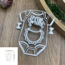 Metal Die Cuts For Clothing, Card Making Cutting Dies, Embossing Molds For Scrapbooking & DIY Photo Album Paper Card Craft Decorations - Silver-white - View 2