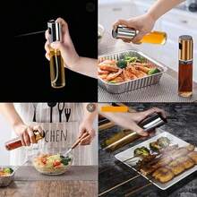 Chai xịt dầu ăn 100ml, bình xịt dầu ô liu, dụng cụ phân phối dầu ăn dùng trong nhà bếp, làm bánh, trộn salad, nướng thịt. - Nhiều màu - Xem 4