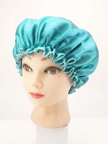 1/3件装护发浴帽，防脱发帽，产后帽，发膜帽，干湿两用帽，沐浴帽，睡眠帽 - 彩色 - 查看 11