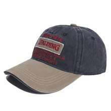 1pc Letter Embroidered Polyester UV Protection Reversible Denim Street Hip Hop Unisex Baseball Cap - Two-color Letter - View 9