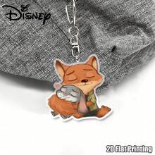 这款2D亚克力钥匙扣以朱迪·霍普斯和尼克·王尔德为主题，温暖可爱，适合作为节日礼物、汽车钥匙扣、背包装饰或家居装饰品。 - 彩色 - 查看 4