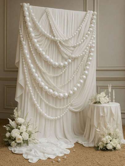 10 viên ngọc trai giả cỡ lớn trang trí, thích hợp cho đám cưới, lễ kỷ niệm, tiệc tùng, phông nền, trang trí, cầu thang, khung cảnh lãng mạn, trang trí không gian, trang trí nhà cửa.