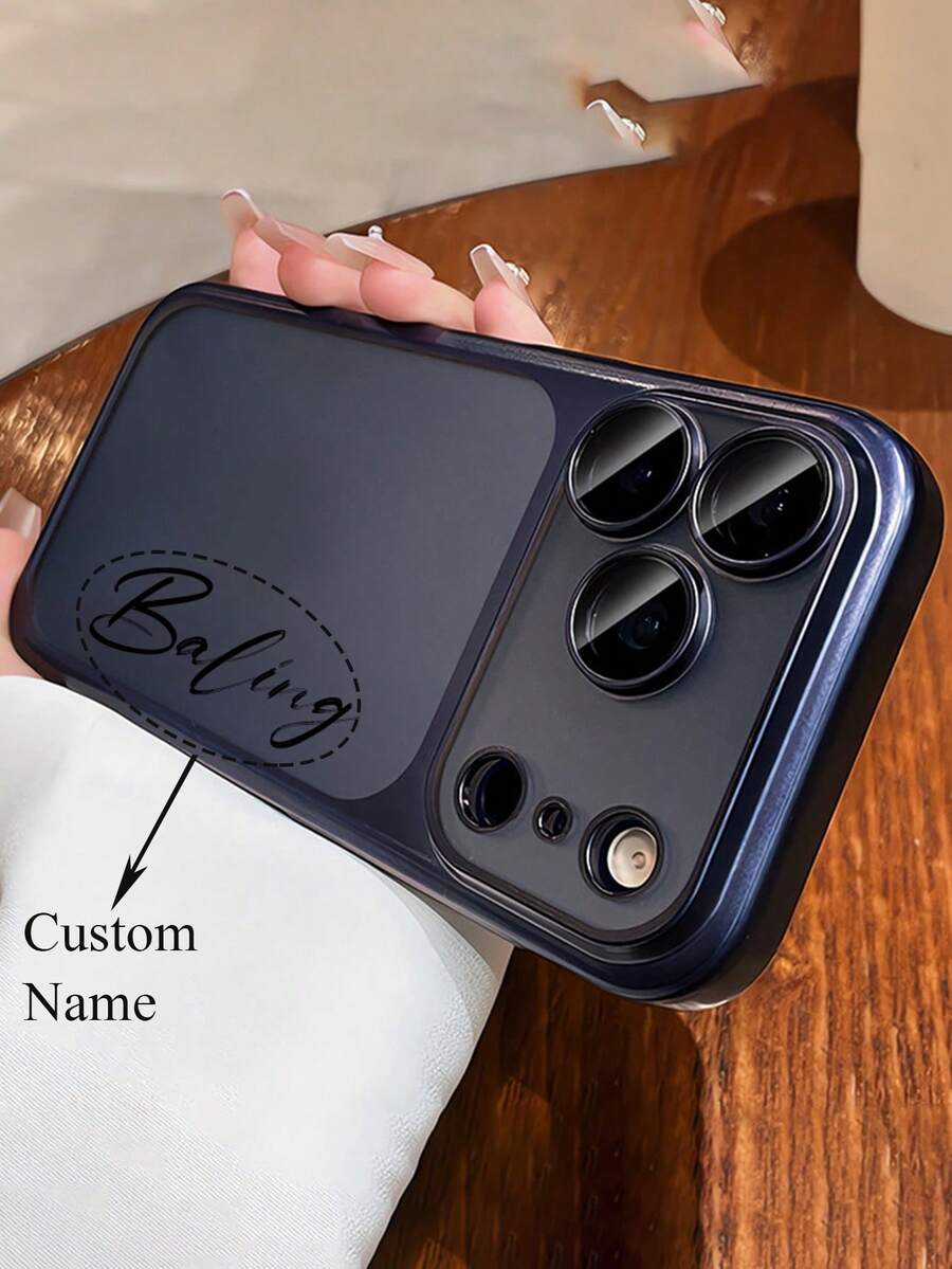 [Customized] Personalized Customized DIY Name Phone Case Suitable For IPhone 17 Pro Max, 17 Pro, 17 Air, 17, 16 Pro Max, 16 Pro, And 16, 15, 14, 13, 12 With Camera Protection Back Cover