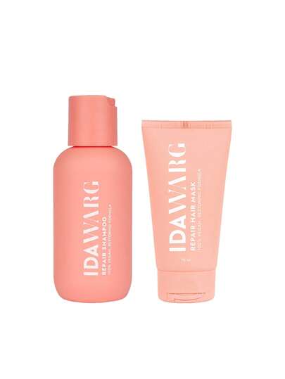 IDA WARG [Bundle] Repair Shampoo Travel Size 100 Ml + Hair Mask 75 Ml