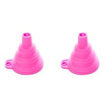 1/2/4pcsSilicone Foldable Mini Funnel, Suitable For Pouring Oil, Wine, And Toiletries In Household Kitchens - View 11
