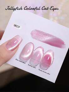 MISS SHAKA 10毫升春夏热销冰透明粉绿蓝冰岛极光玻璃珠珍珠猫眼凝胶指甲油美白流行百搭美甲用品 - 彩色 - 查看 16