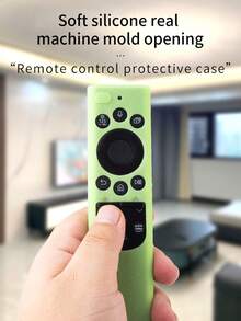 Thích hợp để làm vỏ bọc điều khiển từ xa TV, tương thích với vỏ bảo vệ silicon chống bụi và chống sốc BN59-01385A, bao gồm - ốp lưng silicon - Xem 4