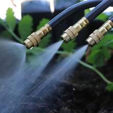 Free Bending Universal Sprinkler Set, Equipped With 8mm Hose Courtyard Sprinkler Cooling System, 7.87 Inch Hose With 360 Degree Adjustable Brass Nozzle, Suitable For Vegetable, Lawn And Garden Irrigation Systems - Universal Set - View 7