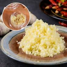 1/2 件装手动蒜蓉器 - 多功能研磨器，适用于大蒜、洋葱、生姜、香草、坚果等，抗冲击厨房小工具，易于使用和清洁 - 透明 - 查看 6