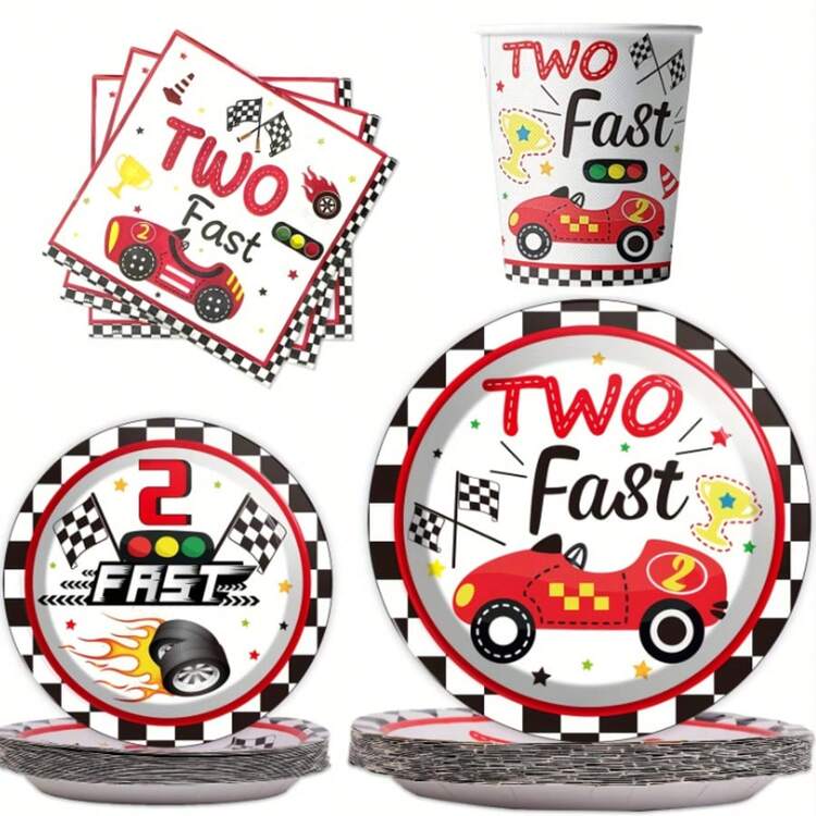 Popular Party Decorative Tableware, Party Small Gifts, Purple Birthday Party Gathering Decoration And Arrangement, Essential Theme Decoration For Outdoor, Dining, Camping And Birthday Parties! - Multicolor - View 9