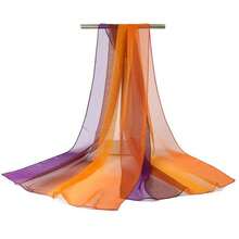 1pc Women's Fashion Ombre Color Gradient Scarf/Shawl, Suitable For Daily Wear,Beach,Holiday - Multicolor - View 4