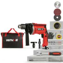 Kit de herramientas multifunción Wanse: Taladro rotomartillo 1/2", destornillador, esmeril, pulidora y cortador. Amoladora angular compacta y potente, ideal para trabajos de bricolaje, reparaciones y uso doméstico. - Tipo de Enchufe B USA (110-127V) - Ver 4