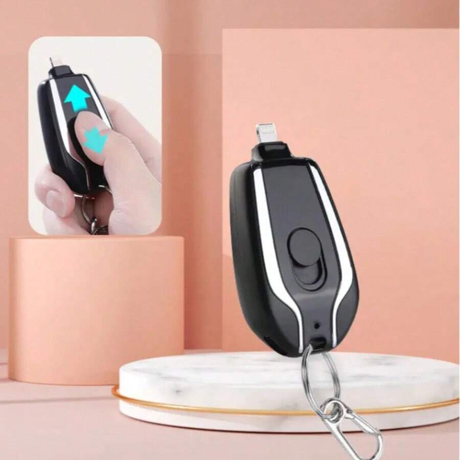 Llavero duradero Cargador de teléfono Tipo Lightning Power Cargador de emergencia - Google - Ver 1
