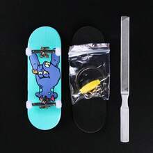 Bộ 1 ván trượt ngón tay chuyên nghiệp kèm dụng cụ, chất liệu gỗ cao cấp, chân đế và bánh xe bền chắc, phù hợp cho người mới bắt đầu. - Nhiều màu - Xem 9