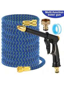 1pc New Extendable Garden Hose 25 Feet-100 Feet-Durable Hose Expandable Hose Pipe Set - Multicolor - View 10