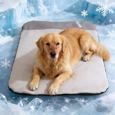 Almohadilla para mascotas de piel sintética grande, adecuada para uso en verano, antiadherente y fácil de limpiar, con fondo antideslizante, apta para perros pequeños, medianos y grandes, gatos y otros animales