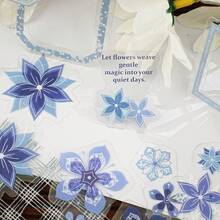 Etori Life Blooming Inflorescence Set Vintage Floral Con Borde De Encaje Material De Decoración De Planificador Paquete De Pegatinas PET Para Portátil, Pegatinas De Teléfono, Maleta, Álbum De Fotos, Accesorios De Decoración De Oficina, Decoración De Habitación, Suministros De Scrapbooking, Manualidades DIY, Bolsas De Papel De Regalo Para Estudiantes, Creación De Tarjetas, Sellado De Horneado, Fiesta Vintage, Suministros Escolares, Regalo Para Amigos, Pegatinas Resistentes Al Agua - Serie de flores - Ver 9