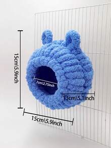 Bird Nest + Pad, Parrot Warm Nest For Winter, Thickened Insulated Sleeping Nest With Tiger Lily Pattern, Warm Breeding Box, Parrot Warm Nest, Insulated Peony Cockatiel Winter Nest - View 4