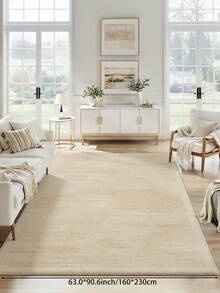 Apricot Minimalist Style Printed Carpet, Suitable For Kitchen, Dining Room, Bedroom, Living Room, Indoor/Outdoor, Office, Lobby, Area Rug, Non-Slip Doormat, Bathroom, Hallway, Study And E-Sports Area Holiday Decor Rug - Apricot - View 12