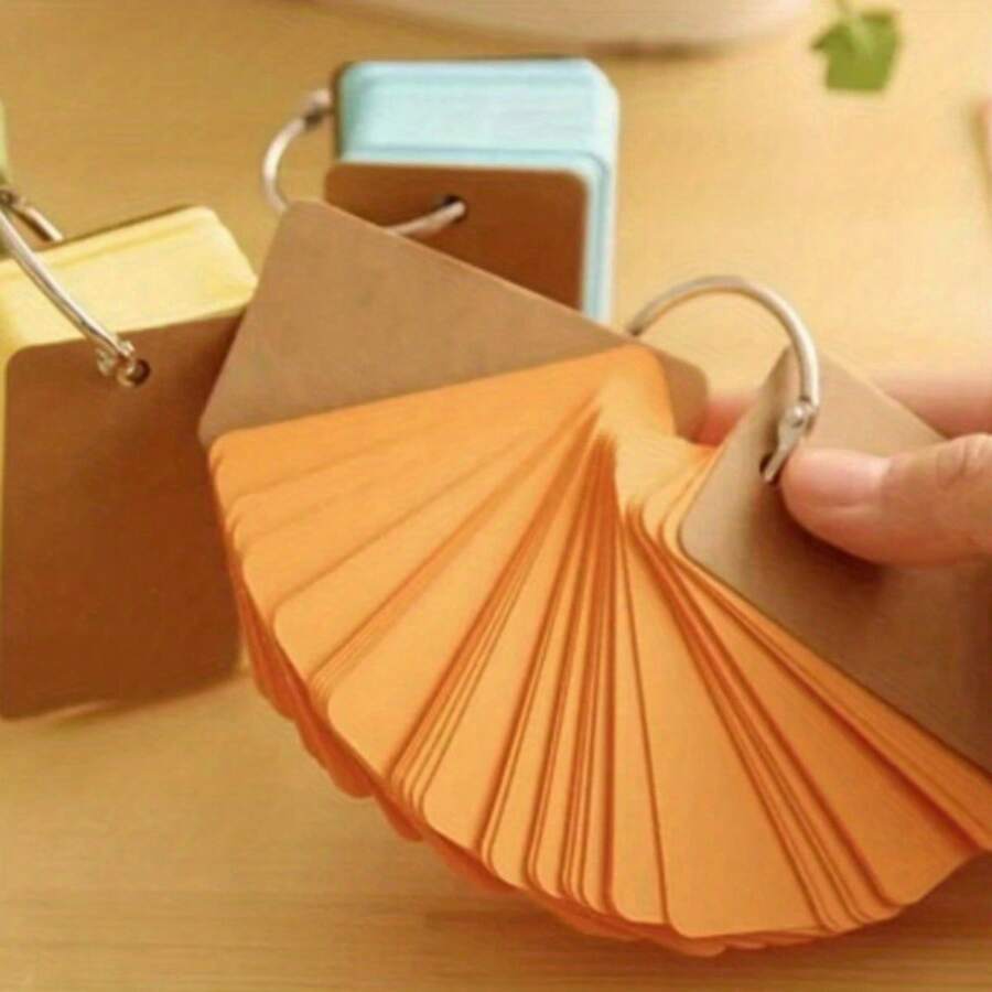 Sổ tay cỡ lớn, cầm tay, bìa rời, nhật ký học sinh dễ thương, sáng tạo, kèm thẻ từ vựng và lịch kế hoạch văn phòng, món quà ngày lễ hoàn hảo.