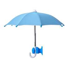 带拳头吸盘的手机伞，防晒通用迷你防风遮阳伞，手机配件 - 彩色 - 查看 11