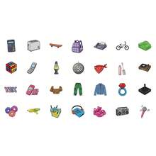 50pcs Y2K Minimalist Graffiti Stickers, Creative Decorative Stickers For Water Bottles - Multicolor - View 4