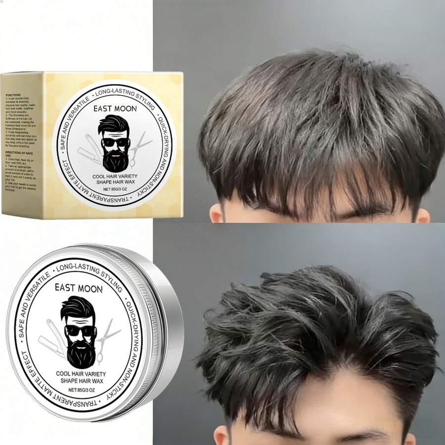Hair Wax Matte Finish Strong Hold Long-Lasting Style No Rinse Lightweight Daily Use - Matte Hair Wax - View 1