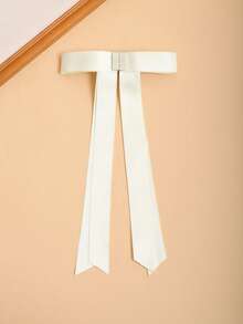 1个女士新款磁性蝴蝶结发夹，可拆卸发饰，甜美可爱风格，适合半扎发、日常休闲、购物、派对、约会等场合，夏季沙滩抓夹度假发夹 - 彩色 - 查看 12