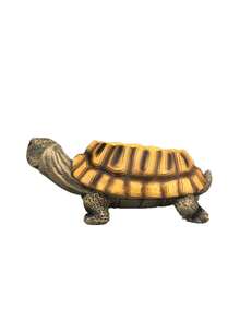 1pc Realistic Turtle Shaped Planter, Handpainted Resin Material, Durable Weatherproof Outdoor Decor For Patio, Balcony, Garden, Pond, Aquarium, Can Plant Succulents, Rustic Home & Garden Ornament, Housewarming Gift - Flowerpot - View 10