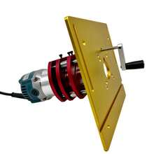 Aluminum Router Lift Jig & Plate Kit For Woodworking - Effortless & Precise Milling Cutter Height Adjustment For Router Table - A - View 8