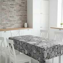 Kiva Stain-Resistant And Waterproof Oilcloth Tablecloth, Sizes From 100x140 To 300x140 Cm And Round 140 Cm - Easy-Clean Oilcloth Tablecloth For Rectangular And Round Tables - Available In 10 Designs - 選項7 - 查看 1