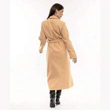 Elegant Double-Pocket Coat HF-SBT-005 - 裸體 - View 2