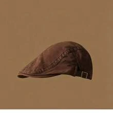 French Retro Forward Cap, New Spring/Autumn Large Circumference Beret - A - View 2