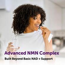 NMN Capsules 1000mg Complex – Nicotinamide Mononucleotide Supplement With Resveratrol, CoQ10, Quercetin & Antioxidant Nutrients | 120 Veggie Capsules - 1 Bottle - 查看 5