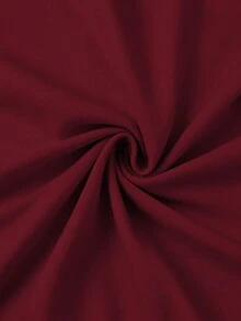 Vestido largo de maternidad cómodo de cuello redondo sin mangas, hecho de tela de alta elasticidad, diseñado especialmente para mujeres embarazadas, vestido de maternidad casual de verano - Rojo - Ver 10