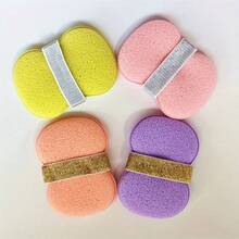 2-In-1 Double-Sided Exfoliating Bath Sponge Bag, Bathing Sponge Soap Bag, Body Scrubber Shower Loofah (12x8.5cm) - View 8