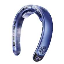 4支装无叶颈挂风扇，360°全方位吹风，解放双手，静音电机，3档风速，LED数字显示屏，4000mAh可充电电池，轻巧可调节，适用于户外、居家、办公、旅行、运动等场合。 - 掛脖式 - 查看 10